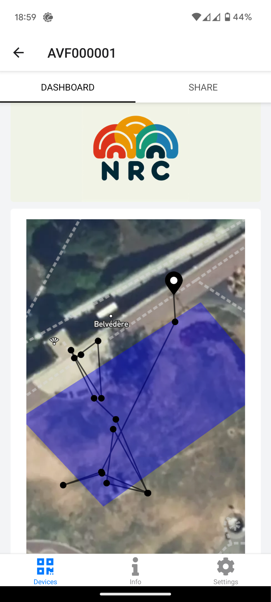Datacake mobile app example